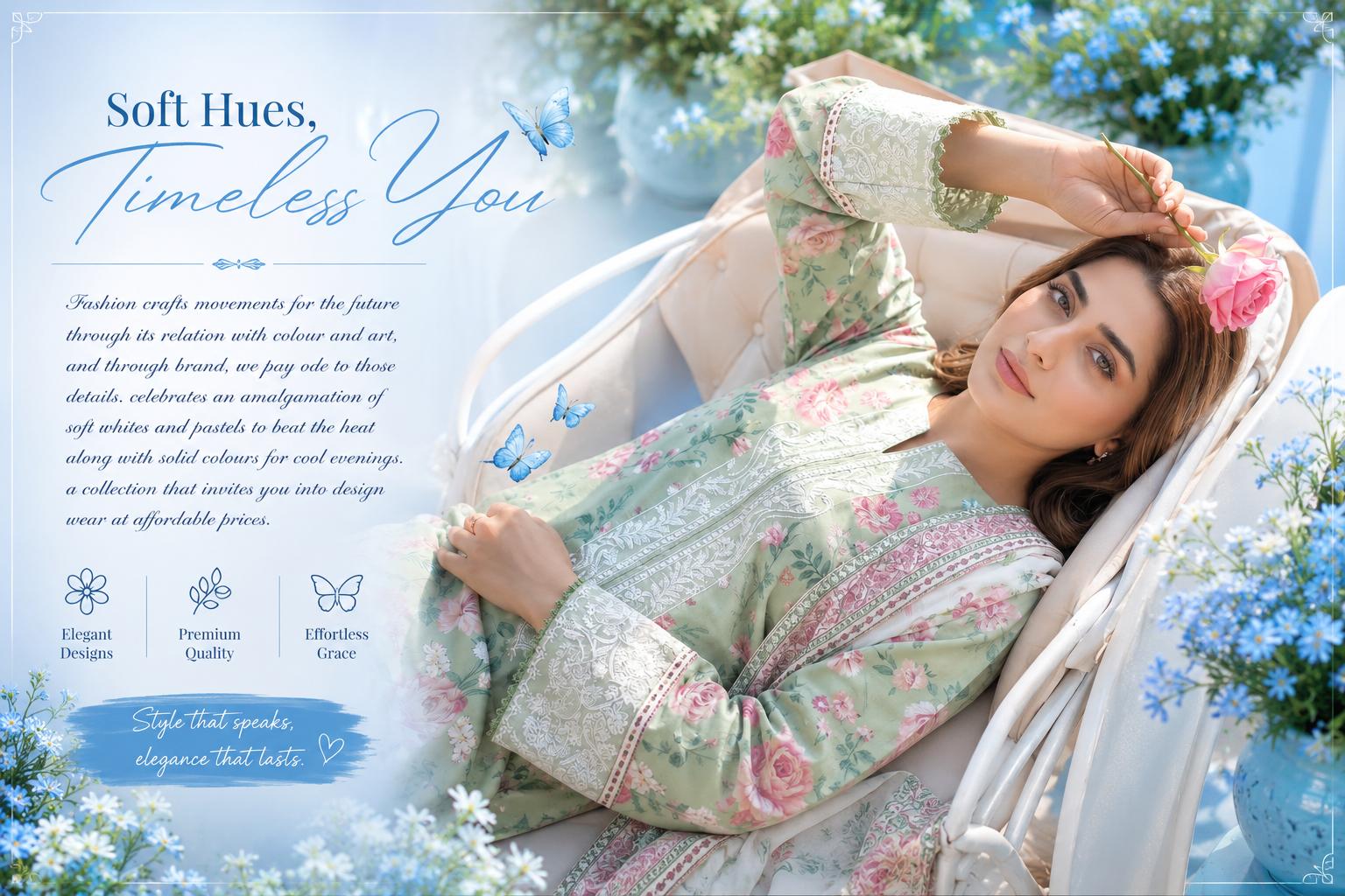 Elegant Pastel Lawn Collection 2026 – Refresh Your Style with Timeless Fashion & Graceful Summer Looks