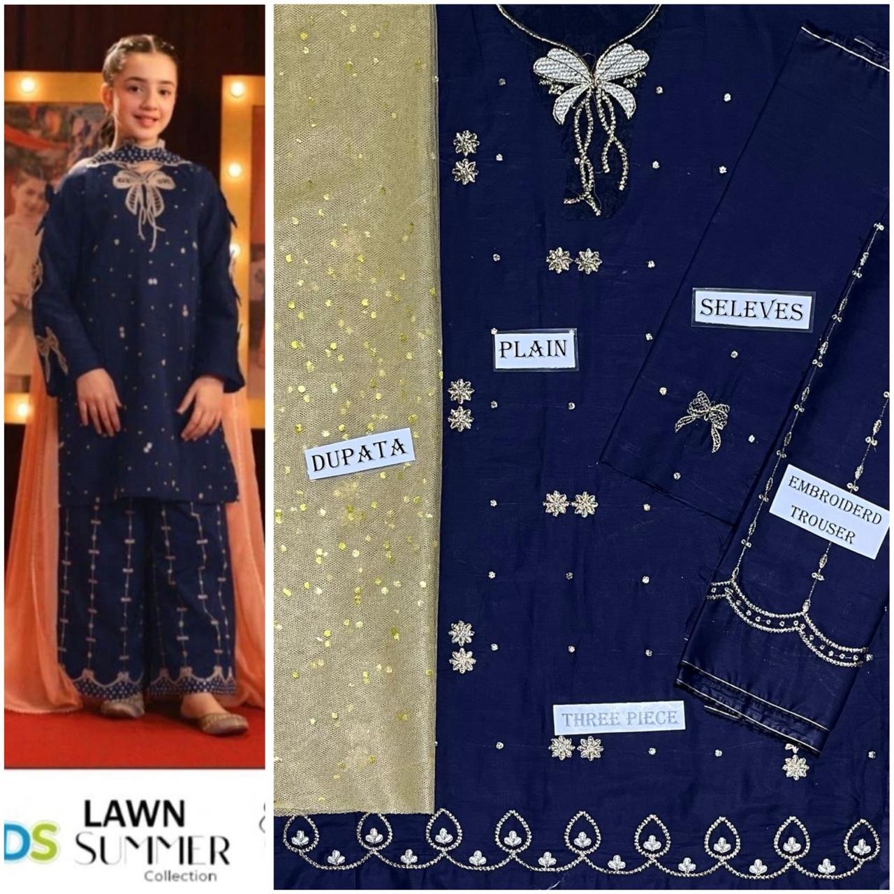 Kids 3Pc’s Cotton - Lawn