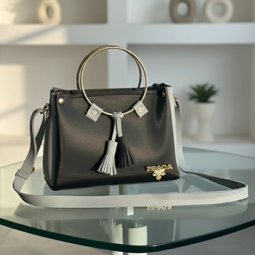 Mini Top-Handle Trapeze Bag