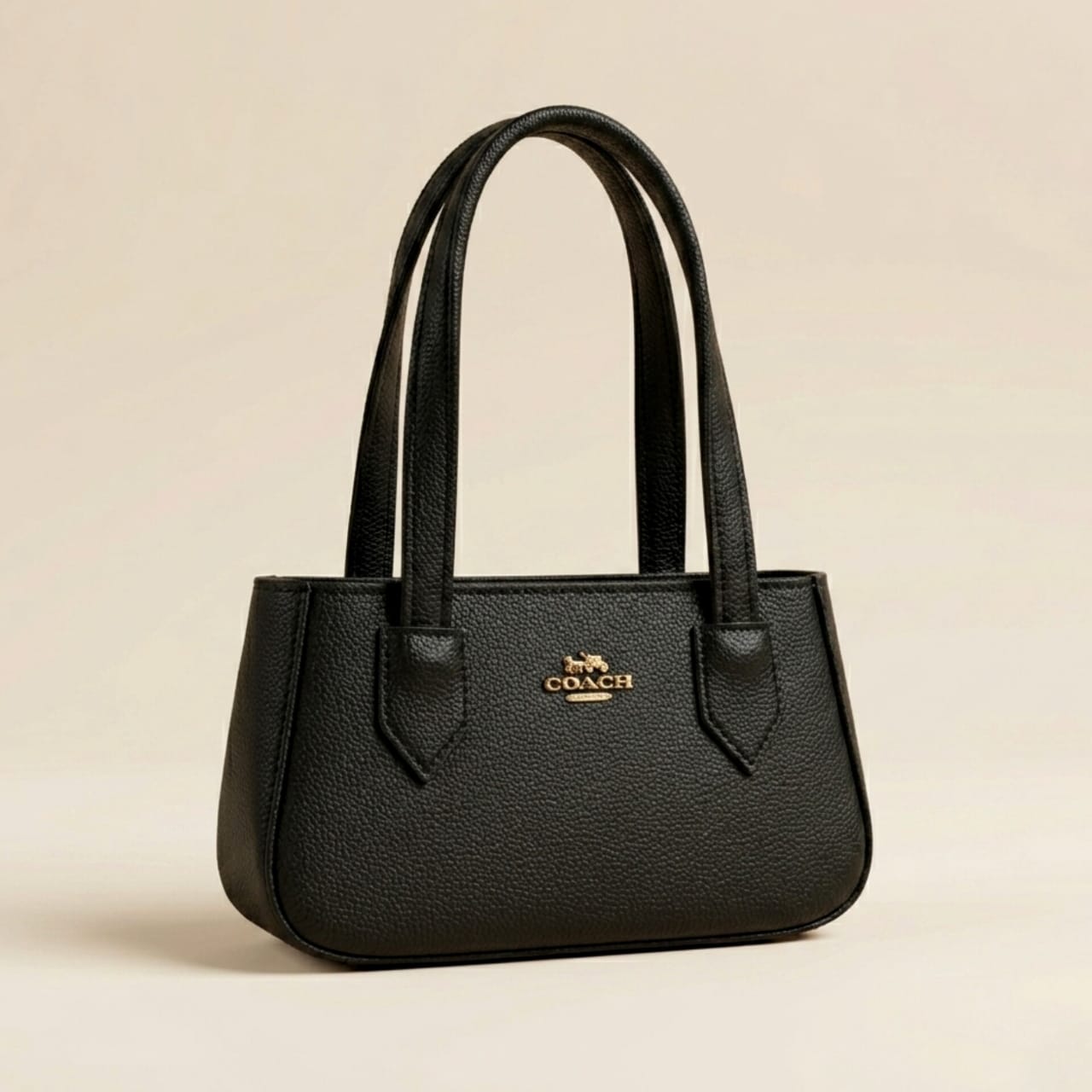 Elegant Beige Coach Mini Tote Bag for Women