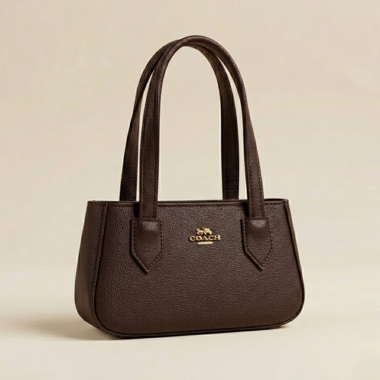 Elegant Beige Coach Mini Tote Bag for Women