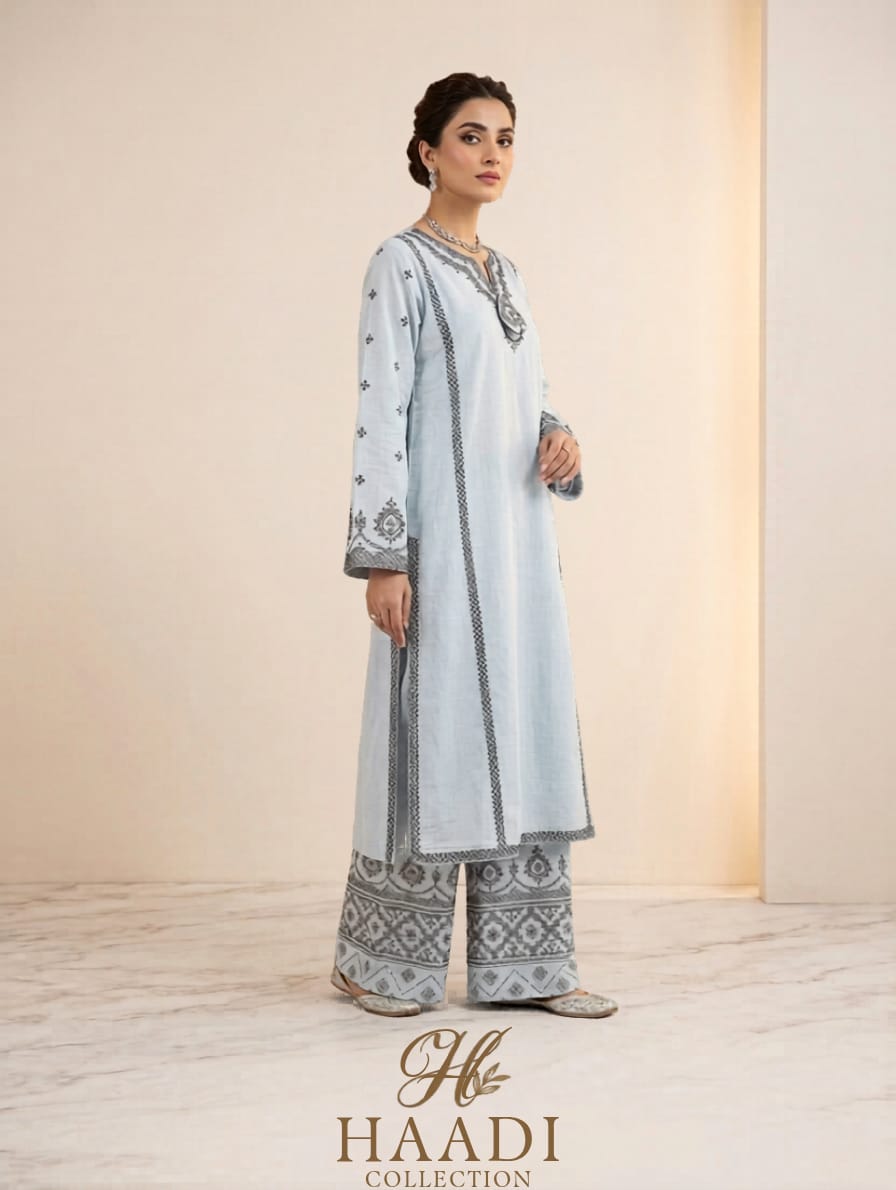 *ALHAMDULILLAH – HAADI COLLECTION NEW ARRIVAL* ✨ 🌟 *SOOTHING ICE BLUE LUXURY EDITION* 🌟