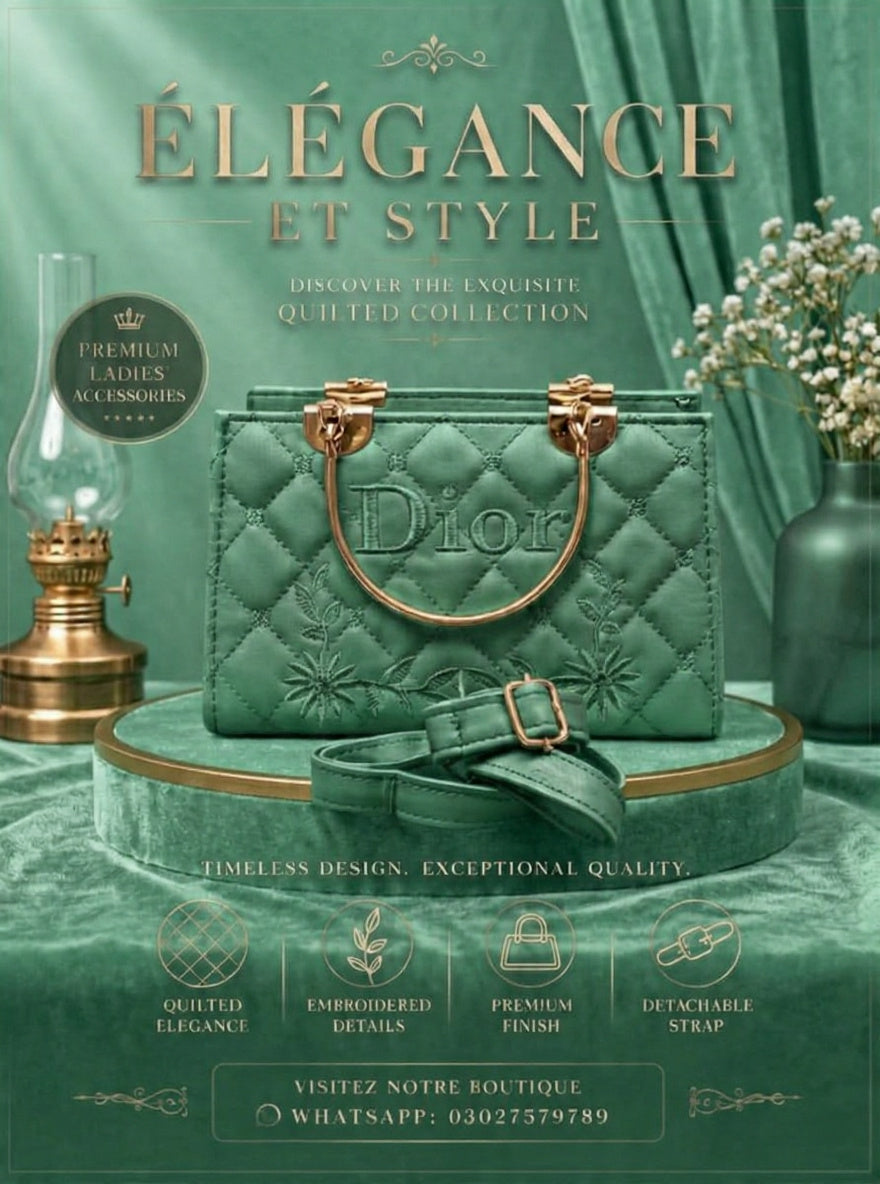 ✨ ALHAMDULILLAH – HAADI COLLECTION PRESENTS LUXURY LADIES ACCESSORIES ✨ 👜 DISCOVER THE EXQUISITE QUILTED BAG COLLECTION 👜