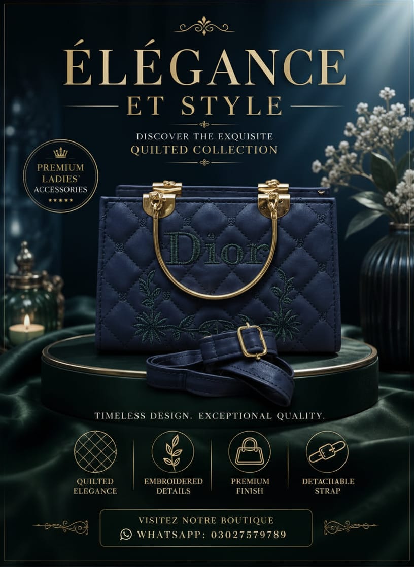 ✨ ALHAMDULILLAH – HAADI COLLECTION PRESENTS LUXURY LADIES ACCESSORIES ✨ 👜 DISCOVER THE EXQUISITE QUILTED BAG COLLECTION 👜